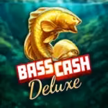 Bass Cash Deluxe slot logo by Alchemy Gaming at Wonaco Casino