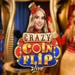 Crazy Coin Flip by Evolution, showcased at wonacoo.com – game logo